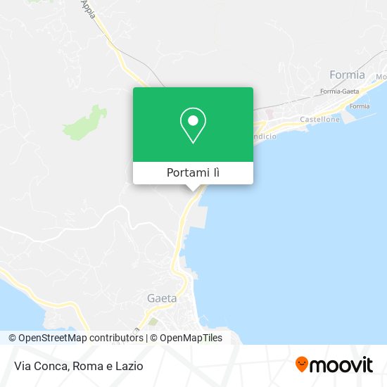 Mappa Via Conca