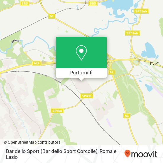 Mappa Bar dello Sport