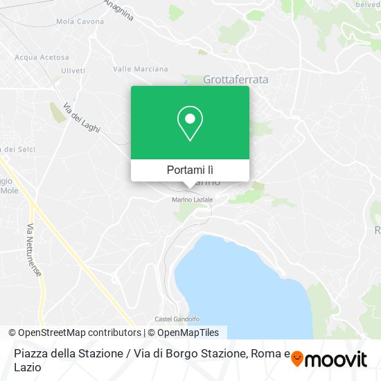 Mappa Piazza della Stazione / Via di Borgo Stazione