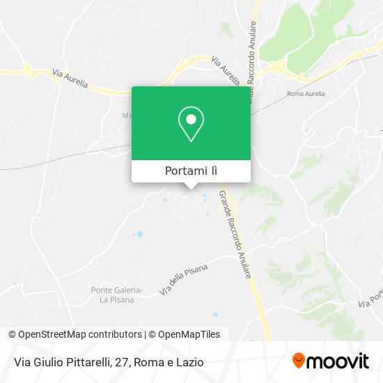 Mappa Via Giulio Pittarelli, 27