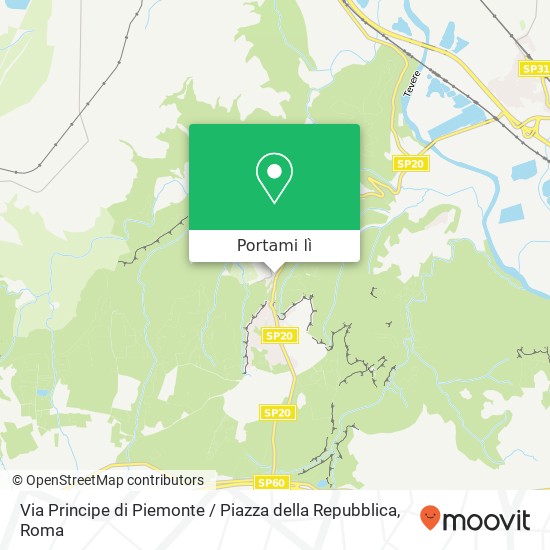 Mappa Via Principe di Piemonte / Piazza della Repubblica