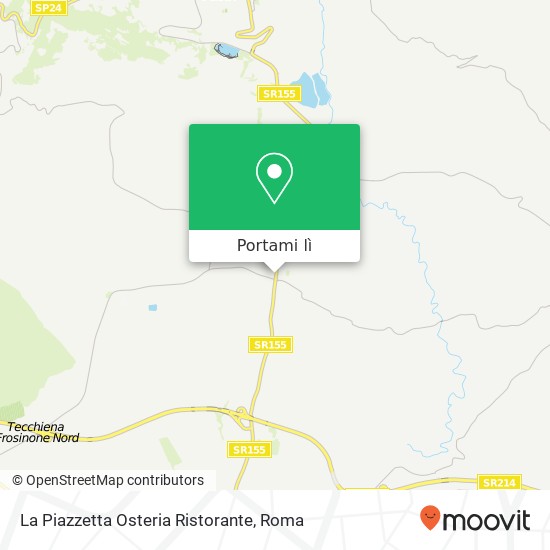 Mappa La Piazzetta Osteria Ristorante
