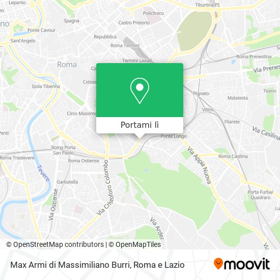 Mappa Max Armi di Massimiliano Burri