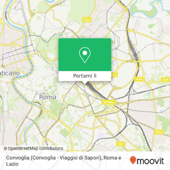 Mappa Convoglia (Convoglia - Viaggio di Sapori)