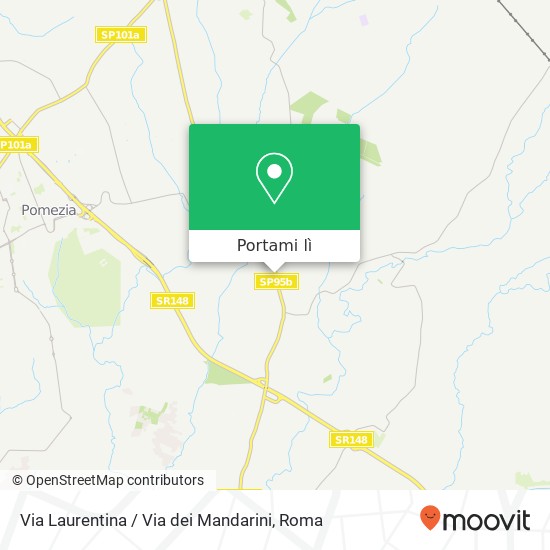 Mappa Via Laurentina / Via dei Mandarini