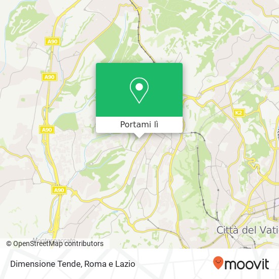 Mappa Dimensione Tende