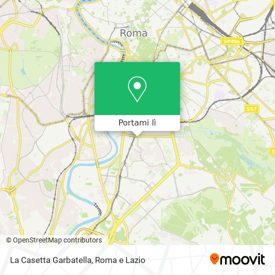 Mappa La Casetta Garbatella