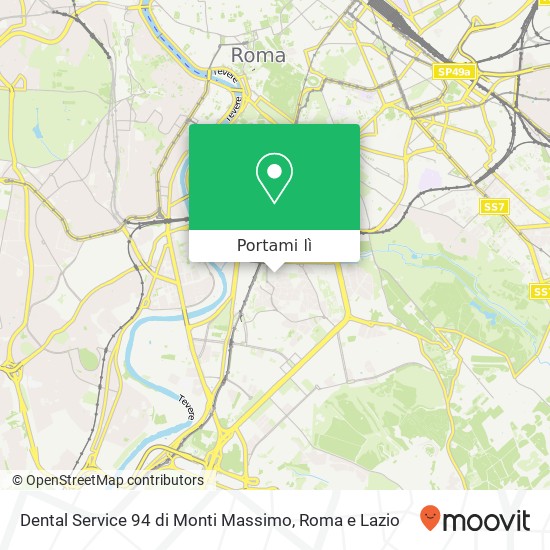Mappa Dental Service 94 di Monti Massimo