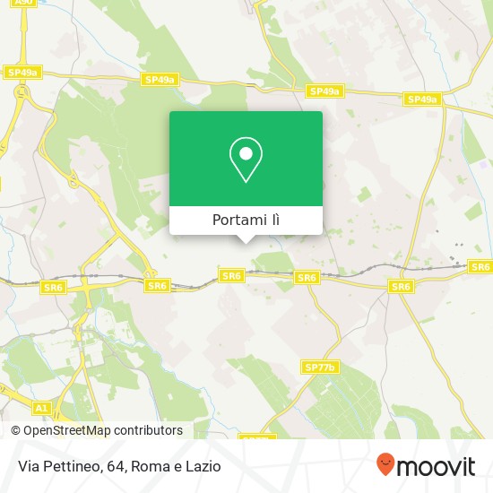 Mappa Via Pettineo, 64
