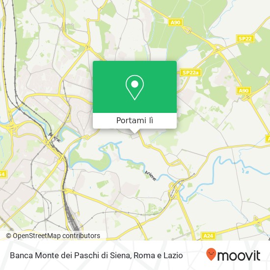 Mappa Banca Monte dei Paschi di Siena