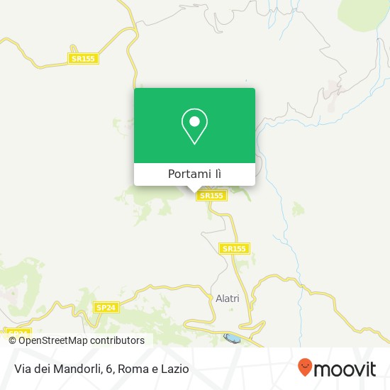 Mappa Via dei Mandorli, 6