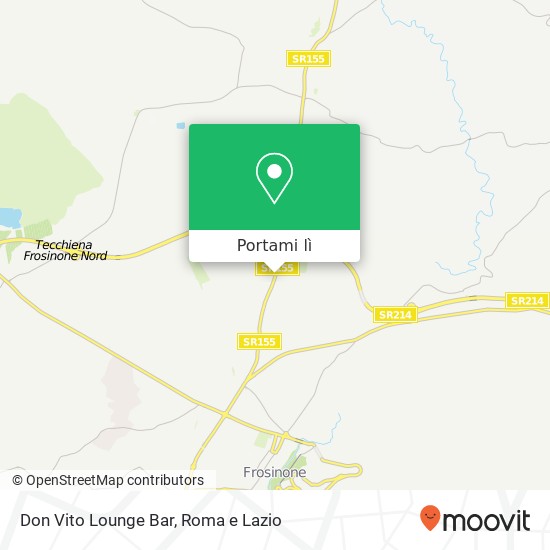 Mappa Don Vito Lounge Bar