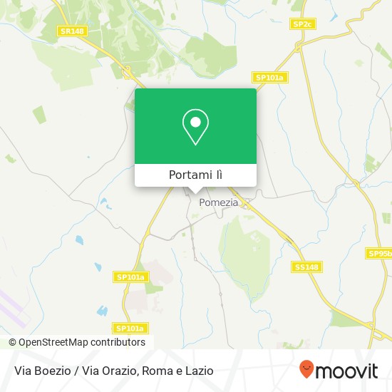 Mappa Via Boezio / Via Orazio