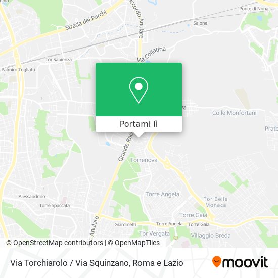 Mappa Via Torchiarolo / Via Squinzano