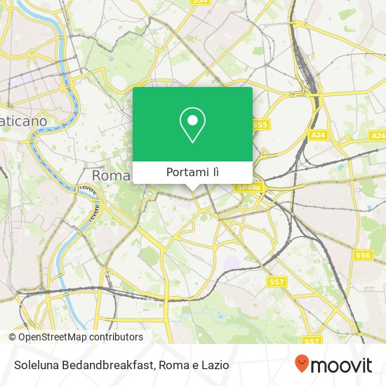 Mappa Soleluna Bedandbreakfast