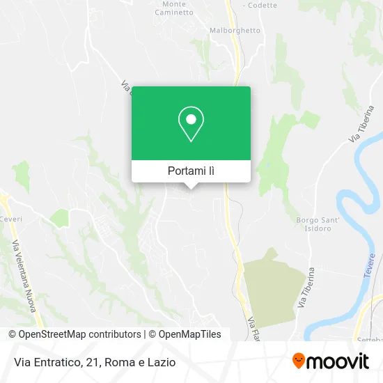 Mappa Via Entratico, 21