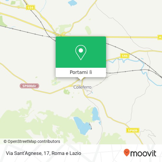Mappa Via Sant'Agnese, 17