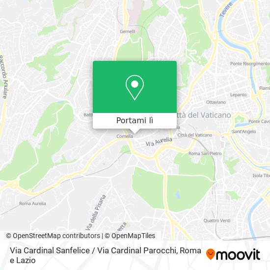 Mappa Via Cardinal Sanfelice / Via Cardinal Parocchi