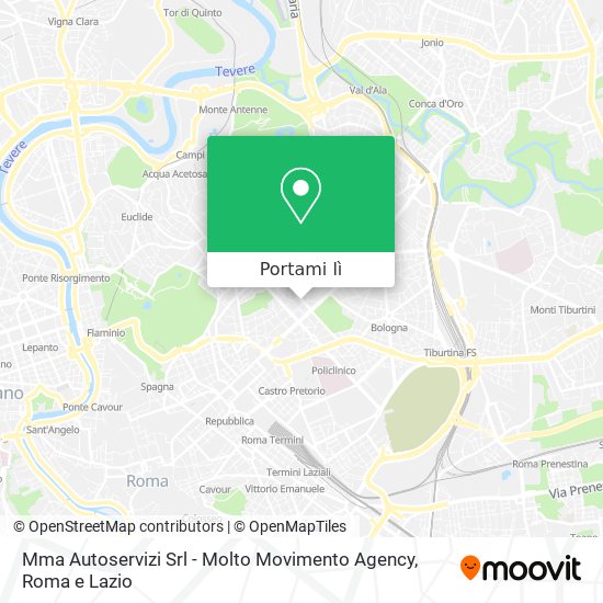 Mappa Mma Autoservizi Srl - Molto Movimento Agency