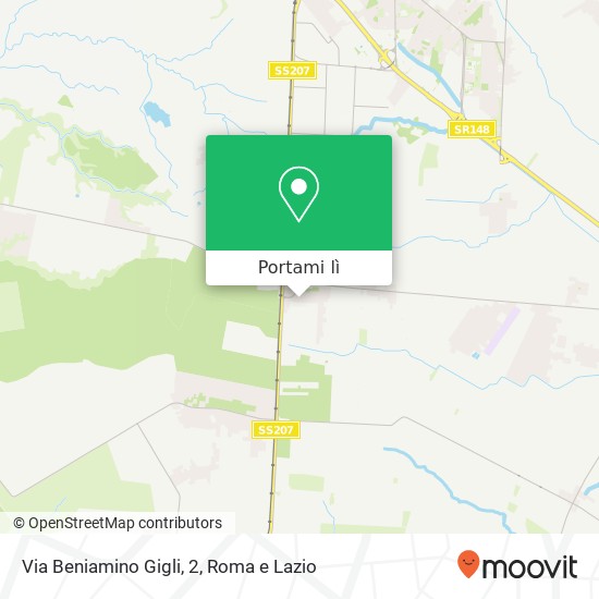Mappa Via Beniamino Gigli, 2