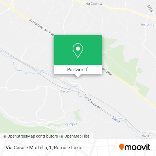 Mappa Via Casale Mortella, 1