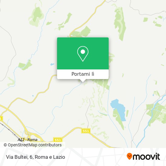 Mappa Via Bultei, 6