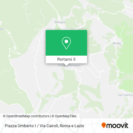 Mappa Piazza Umberto I / Via Cairoli