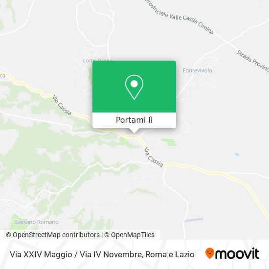 Mappa Via XXIV Maggio / Via IV Novembre