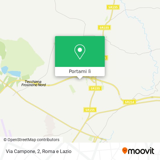 Mappa Via Campone, 2