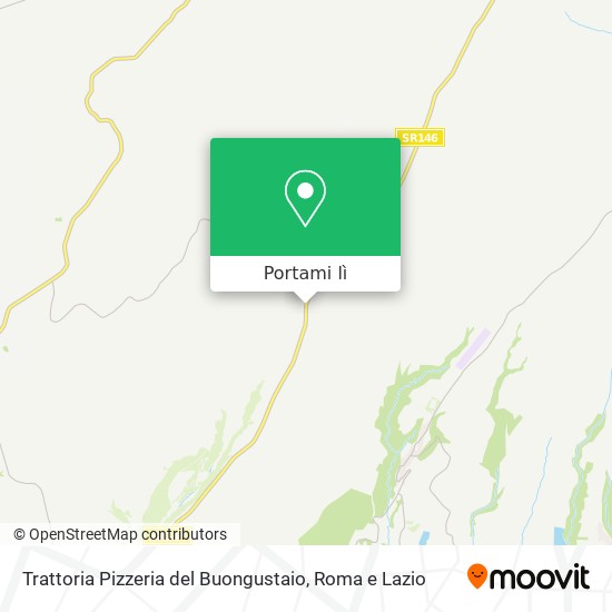 Mappa Trattoria Pizzeria del Buongustaio