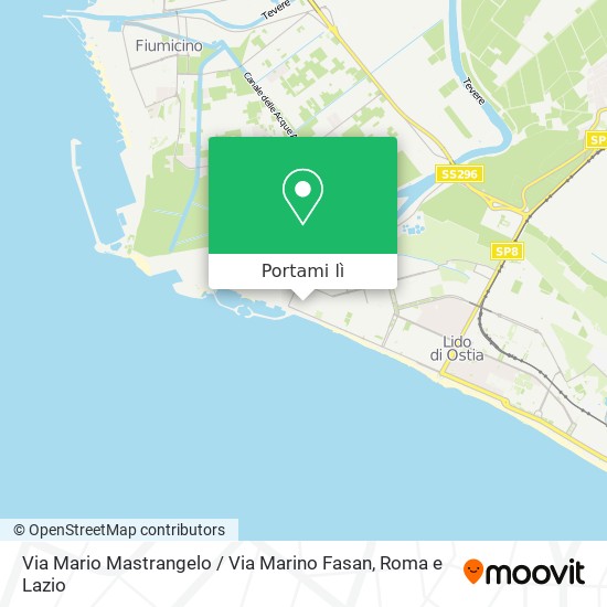 Mappa Via Mario Mastrangelo / Via Marino Fasan