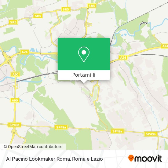 Mappa Al Pacino Lookmaker Roma