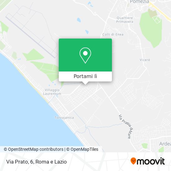 Mappa Via Prato, 6