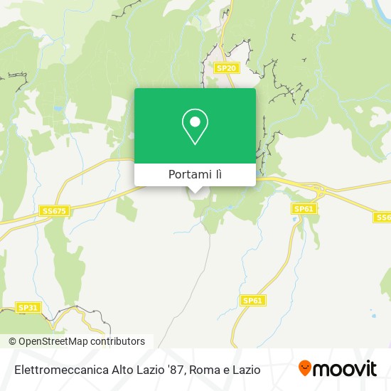 Mappa Elettromeccanica Alto Lazio '87