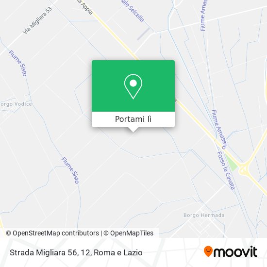 Mappa Strada Migliara 56, 12