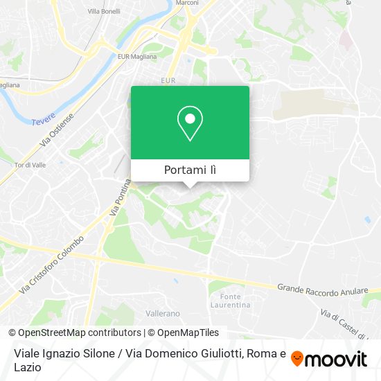 Mappa Viale Ignazio Silone / Via Domenico Giuliotti