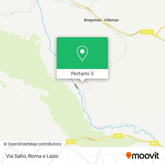 Mappa Via Salto