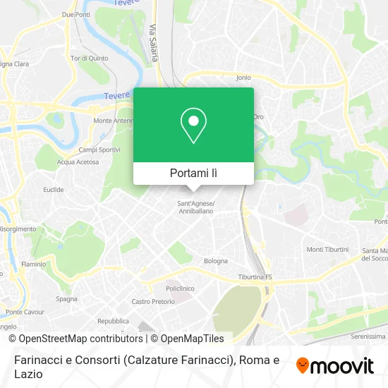 Mappa Farinacci e Consorti (Calzature Farinacci)