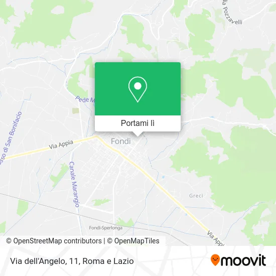 Mappa Via dell'Angelo, 11