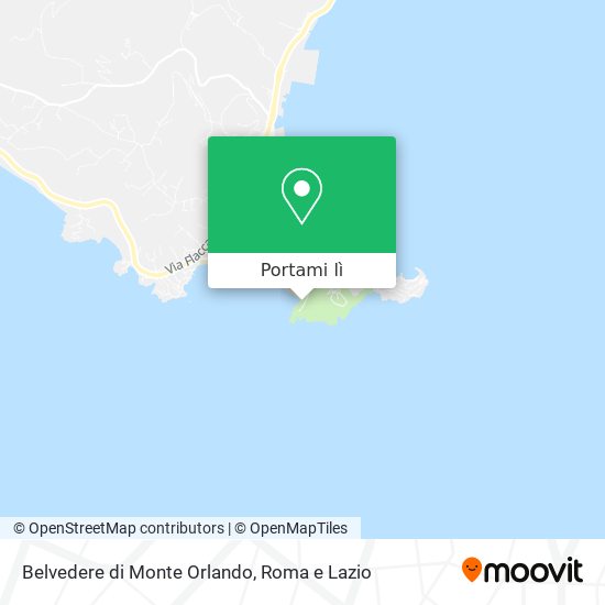 Mappa Belvedere di Monte Orlando