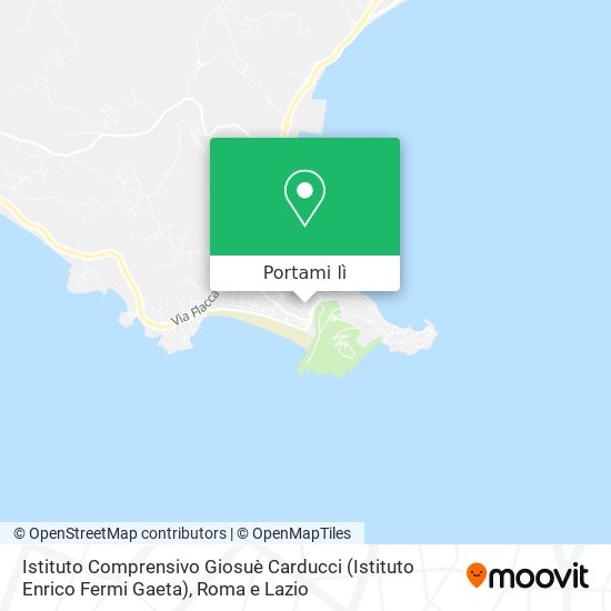 Mappa Istituto Comprensivo Giosuè Carducci (Istituto Enrico Fermi Gaeta)