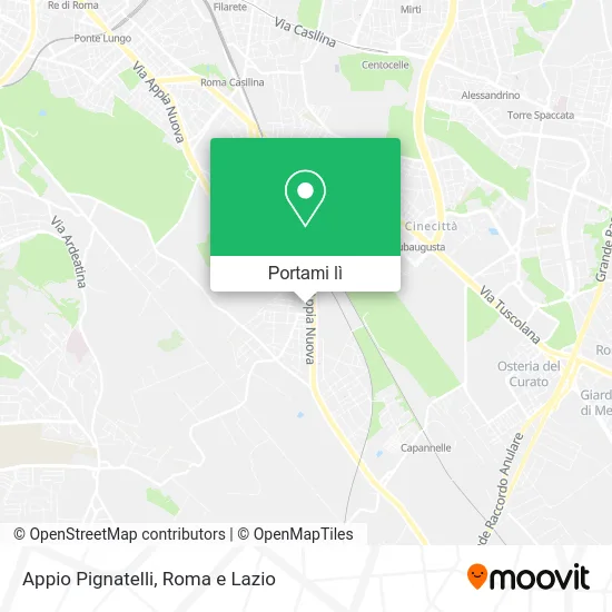 Mappa Appio Pignatelli