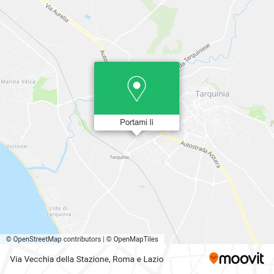 Mappa Via Vecchia della Stazione