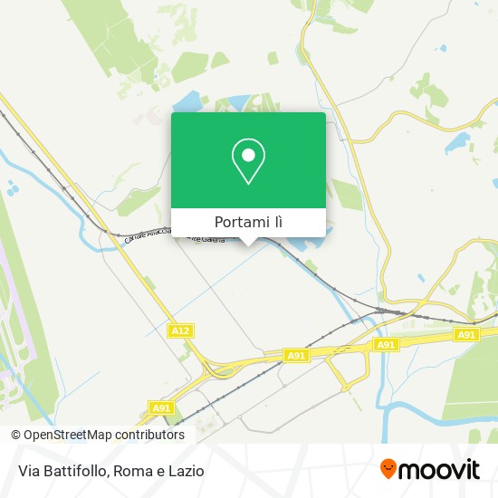 Mappa Via Battifollo