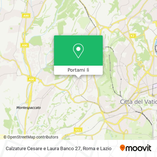 Mappa Calzature Cesare e Laura Banco 27