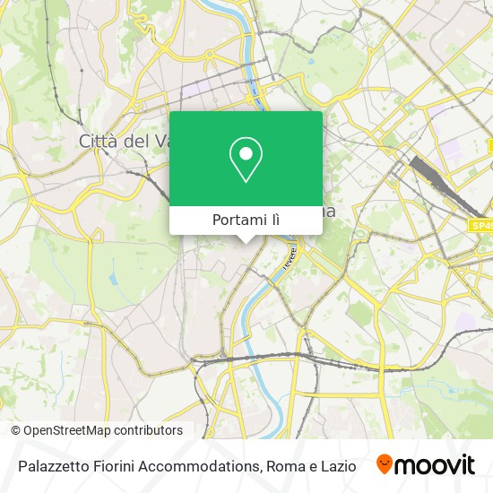 Mappa Palazzetto Fiorini Accommodations