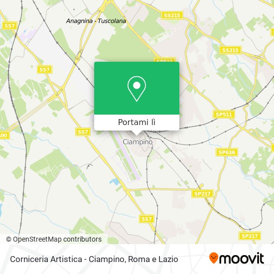 Mappa Corniceria Artistica - Ciampino