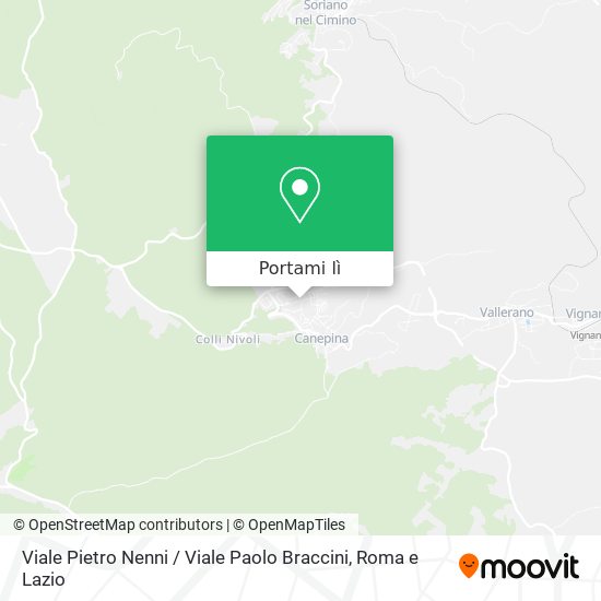 Mappa Viale Pietro Nenni / Viale Paolo Braccini