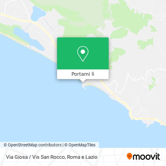 Mappa Via Giosa / Vis San Rocco