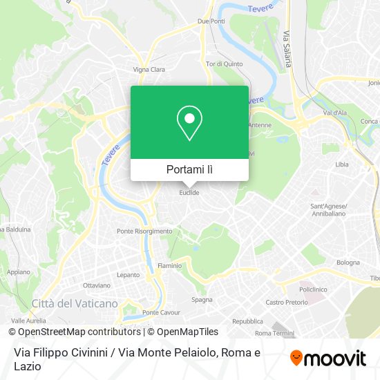 Mappa Via Filippo Civinini / Via Monte Pelaiolo